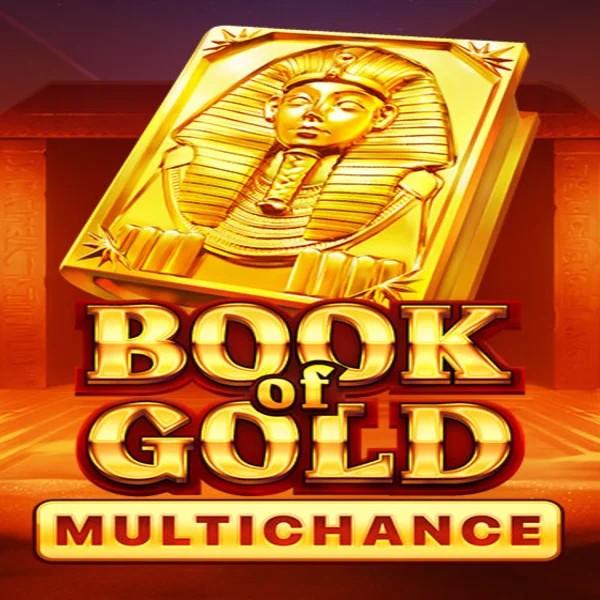 Book of Gold Multichance online game logo by Playson on igobet-online.com