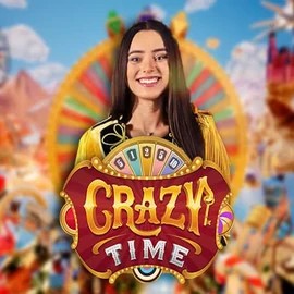 Crazy Time slot icon by Evolution, available at IgoBet Casino