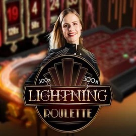 Lightning Roulette slot logo by Evolution at IgoBet Casino