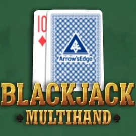 Multihand Blackjack online game logo by Pragmatic Play on igobet-online.com